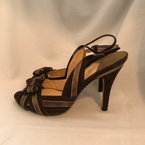 Cole Haan Collection Nike Air Brown Suede Sandals - Picture 4 of 6